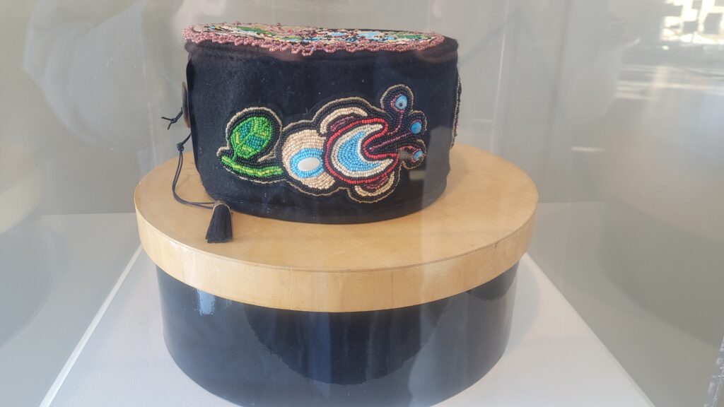 Traditional Metis ceremonial smoking hat