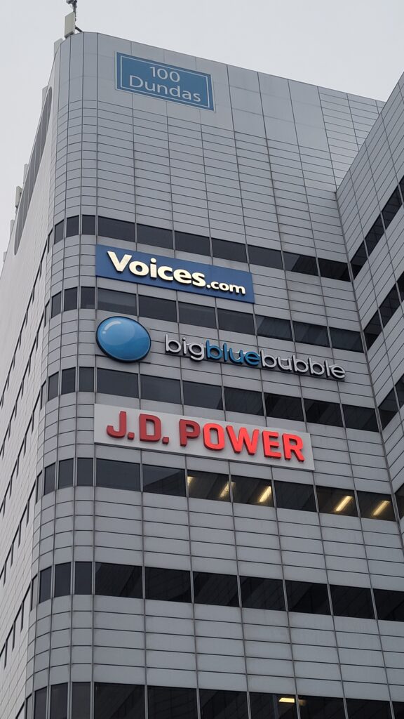 Office tower in downtown London