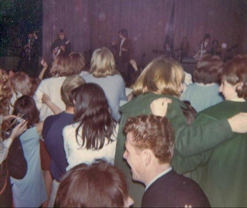 Crowd shot at the Rolling Stones concert, April 26, 1965.