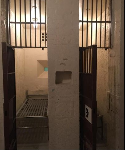 Old London jail cells.