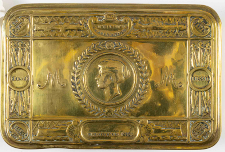The Princess Mary Brass Box Christmas Gift of 1914.