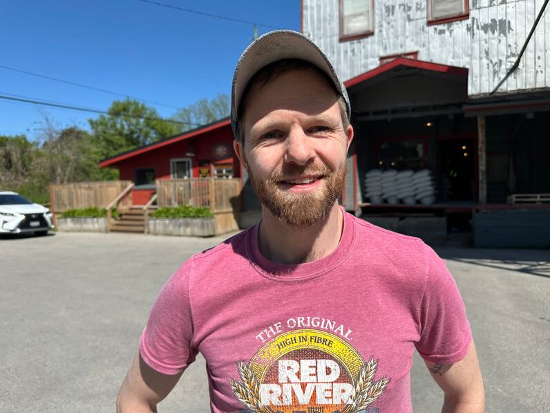 Dustin Blackall, Operations Manager and Head Miller at Arva Flour Mill.