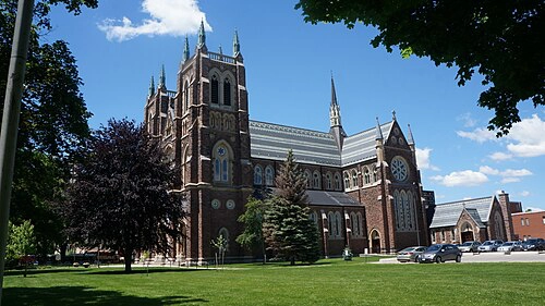 Side view of St. Peter's.